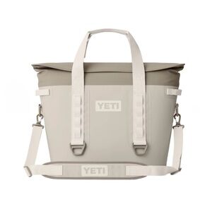 YETI Tan and Cream Soft Cooler